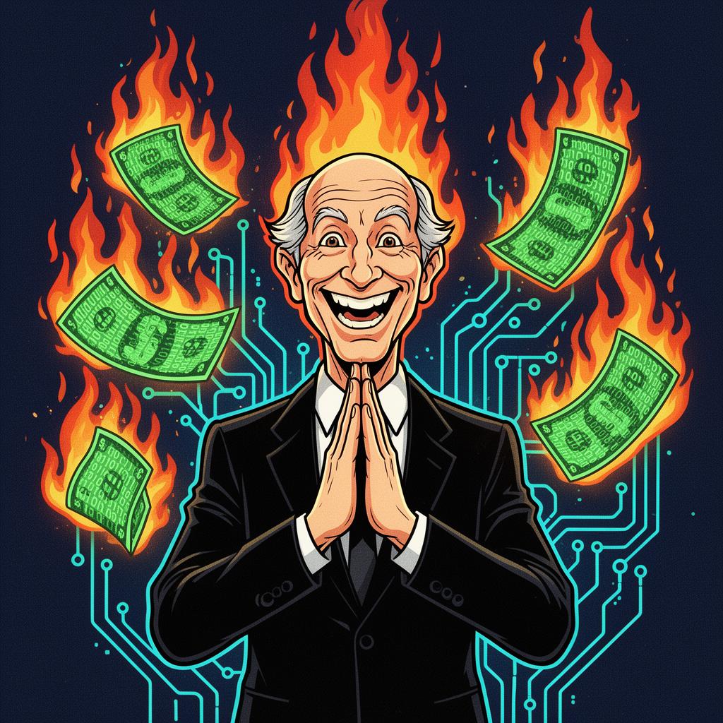 Mr. JSON Burns watching AI credits burn